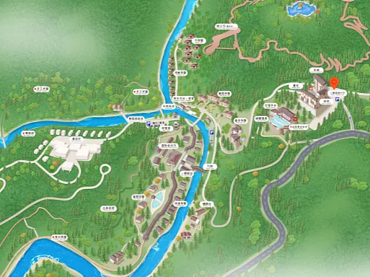 阳东结合景区手绘地图智慧导览和720全景技术，可以让景区更加“动”起来，为游客提供更加身临其境的导览体验。